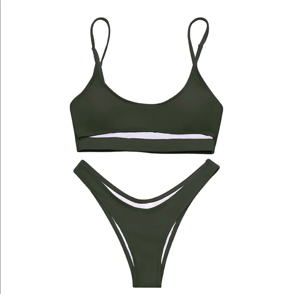 IOJBKI Sexy Bikinis for Women High Waisted Swimsuits Bathing Suits Bikini